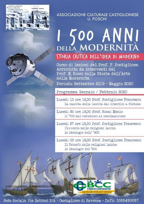 I 500 ANNI DELLA MODERNITA' (Storia critica dell'idea di moderno)